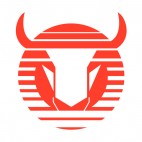 Toros Neza soccer team logo, decals stickers