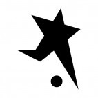 Blacks soccer team logo, decals stickers