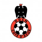 OGC Nice soccer team logo, decals stickers