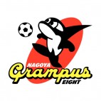 Nagoya Grampus Eight soccer team logo, decals stickers