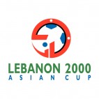2000 AFC Asian Cup logo, decals stickers