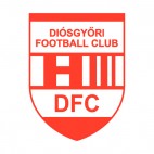 Diosgyori FC soccer team logo, decals stickers