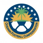 Oceania Football Association soccer team logo, decals stickers
