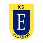 KS Elbasani soccer team logo, decals stickers