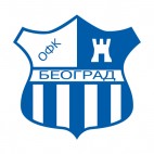 OFK Beograd soccer team logo, decals stickers