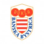 FK Dukla Banska Bystrica soccer team logo, decals stickers