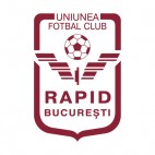 FC Rapid Bucuresti soccer team logo, decals stickers