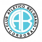 Club Atletico Belgrano soccer team logo, decals stickers