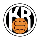 Knattspyrnufelag Reykjavikur soccer team logo, decals stickers