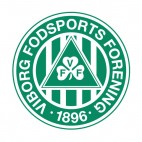 Viborg FF soccer team logo, decals stickers