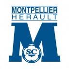 Montpellier Herault Sport Club soccer team logo, decals stickers