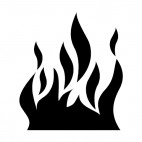 Fire flames, decals stickers