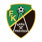FK Banik Prievidza soccer team logo, decals stickers