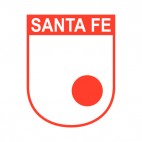 Club Santa Fe socce team logo, decals stickers
