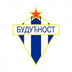 FK Buducnost soccer team logo, decals stickers