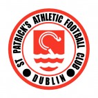 St Patricks Athletic FC soccer team logo, decals stickers