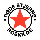 Rode Stjerne BK soccer team logo, decals stickers