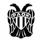 PAOK FC soccer team logo, decals stickers