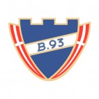 Boldklubben af 1893 soccer team logo, decals stickers