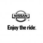 Nissan logo Enjoy the ride, decals stickers