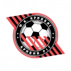 FC Kryvbas soccer team logo, decals stickers