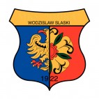 MKS Odra Wodzislaw slaski soccer team logo, decals stickers