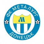 FK Metalurg Donetsk soccer team logo, decals stickers