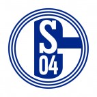 FC Schalke 04 soccer team logo, decals stickers