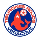 Tiburones Rojos de Veracruz soccer team logo, decals stickers