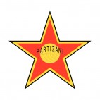 Partizani Tirana soccer team logo, decals stickers