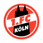 1 FC Koln soccer team logo , decals stickers