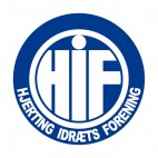 Hjerting Idraetsforening soccer team logo, decals stickers