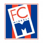 FC Mikkeli Football Club soccer team logo, decals stickers