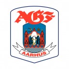 Aarhus Gymnastikforening soccer team logo, decals stickers