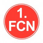 1 FC Nuremberg soccer team logo, decals stickers