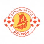 Dnipro soccer team logo, decals stickers