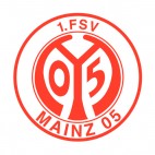 1 FSV Mainz 05 soccer team logo, decals stickers
