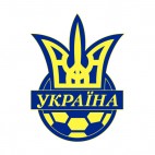 Football Federation of Ukraine soccer team logo, decals stickers