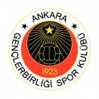 Ankara Genclerbirligi Spor Kulubu soccer team logo, decals stickers