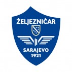 FK Zeljeznicar Sarajevo soccer team logo, decals stickers