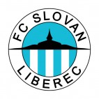 FC Slovan Liberec soccer team logo, decals stickers
