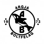 Argja Boltfelag soccer team logo, decals stickers