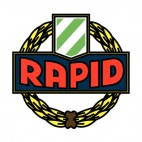 SK Rapid Wien soccer team logo, decals stickers