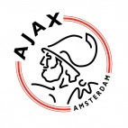 AFC Ajax soccer team logo, decals stickers
