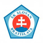 SK Slovan Bratislava soccer team logo, decals stickers