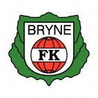 Bryne FK soccer team logo, decals stickers
