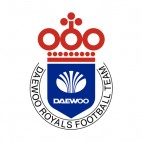 Daewoo Royals soccer team logo, decals stickers