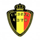 Royal Belgian Football Association soccer team logo, decals stickers