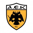 AEK Athens FC soccer team logo, decals stickers