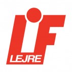Lejre Idraetsforening soccer team logo, decals stickers